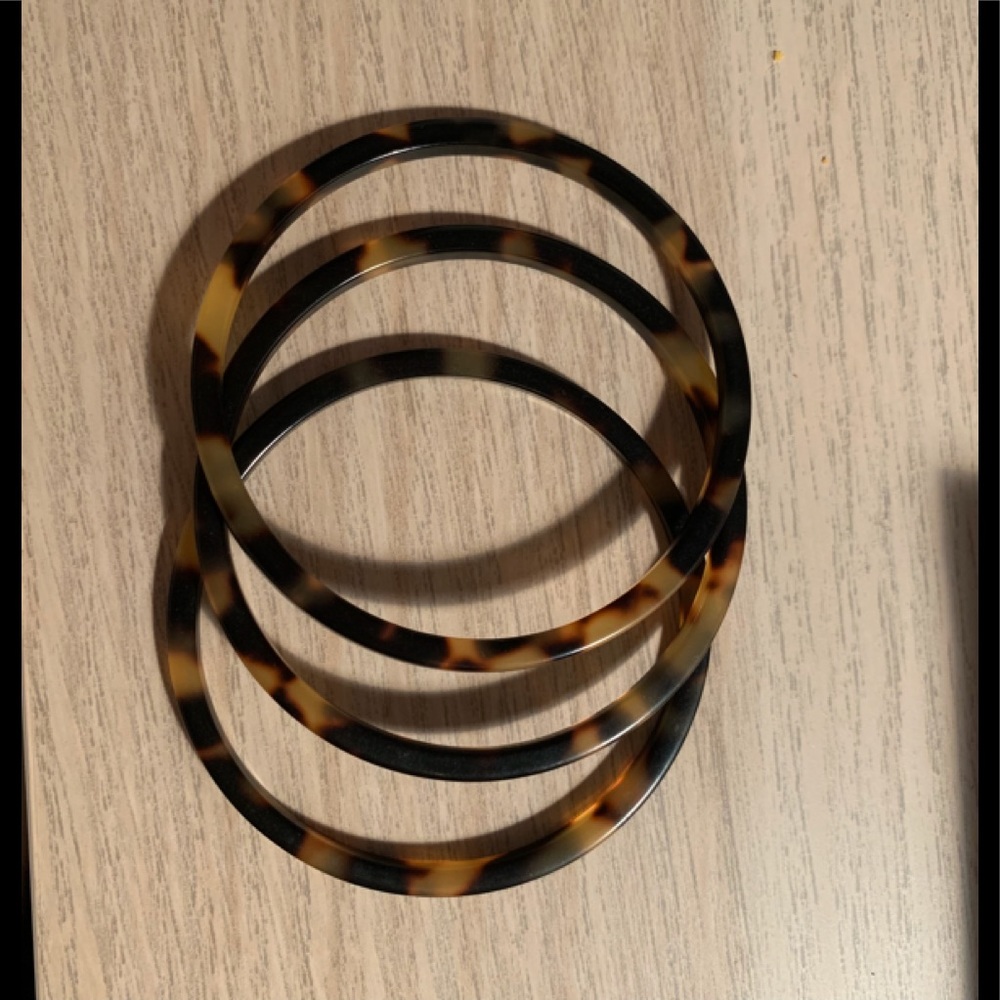 Lucite Tortoiseshell bracelets